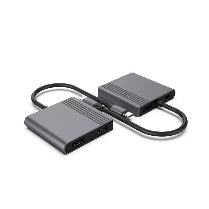 Adaptador I/O USB-C para HDMI/USB3/3-IN-1 A-CM-COMBO3-04 GEMBIRD