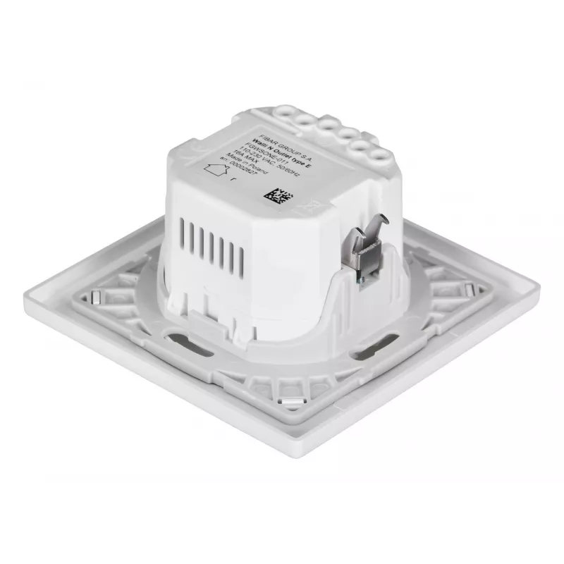 Tomada Fibaro Walli Outlet N tipo E antracite FGWSONE-011-8