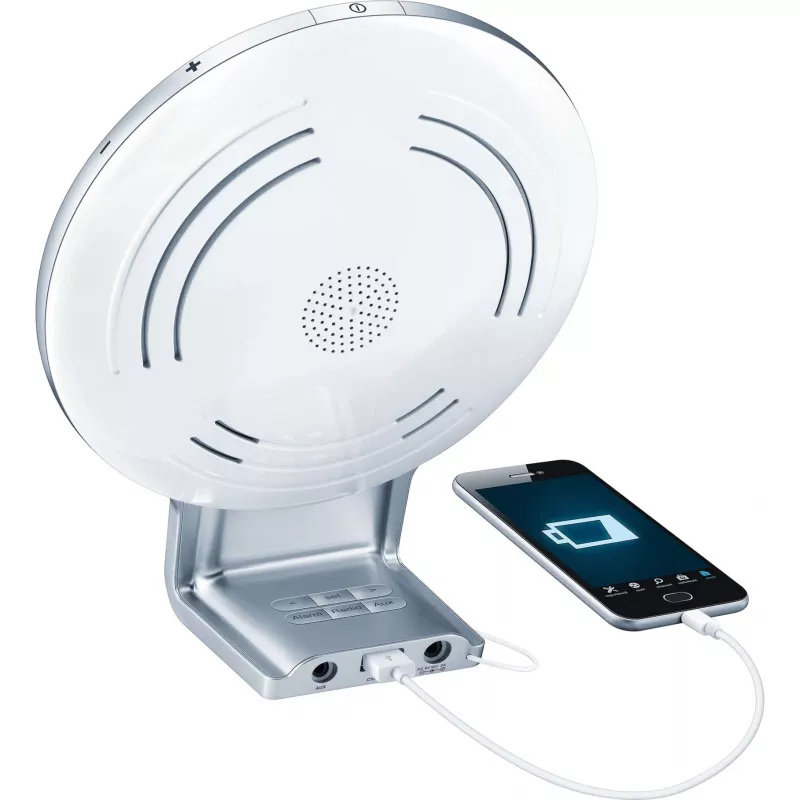 Despertador luminoso WL 75 (branco)