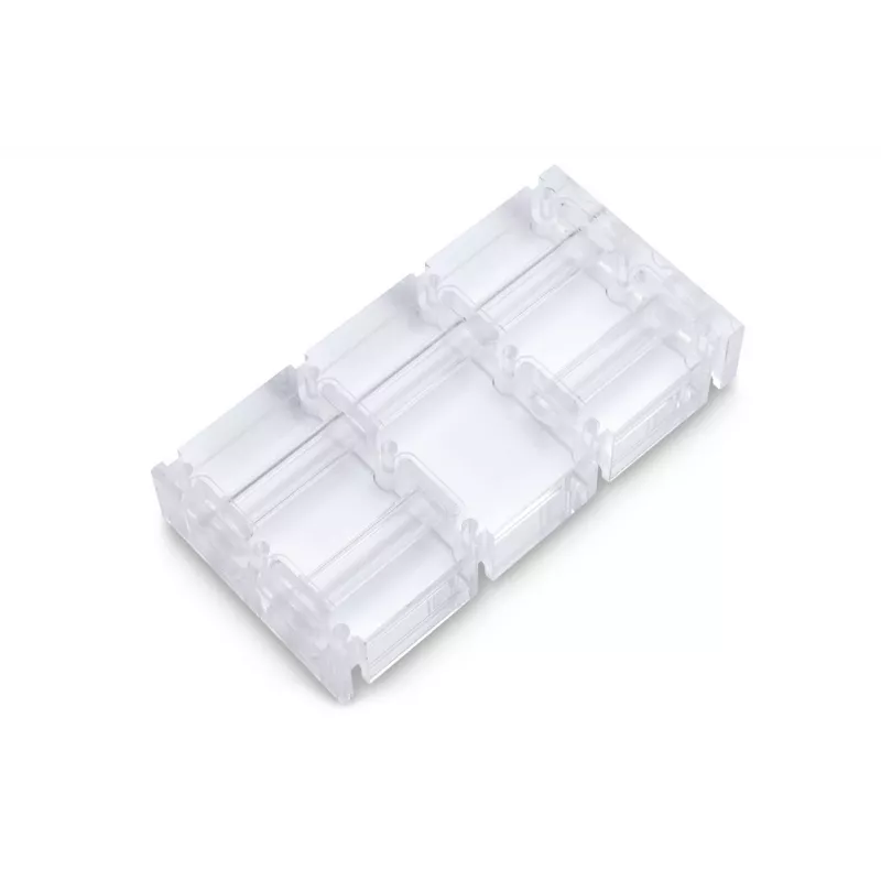 EK-Scalar Terminal Quad 2-Slot – plexi – ponte para bloco de água