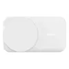 Carregador de interior Belkin UltraCharge 25W Qi2 Carregador magnético 3-em-1 UE Branco Quadrado