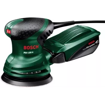 Lixadora excêntrica Bosch PEX 220 A 24000 OPM preto, verde