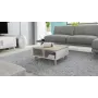 Mesa de centro Cama LOTTA 60 branco/carvalho Sonoma
