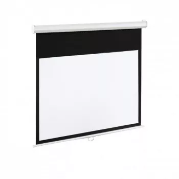 Tela elétrica 100 16:9 120 265x150 branco mate com comando