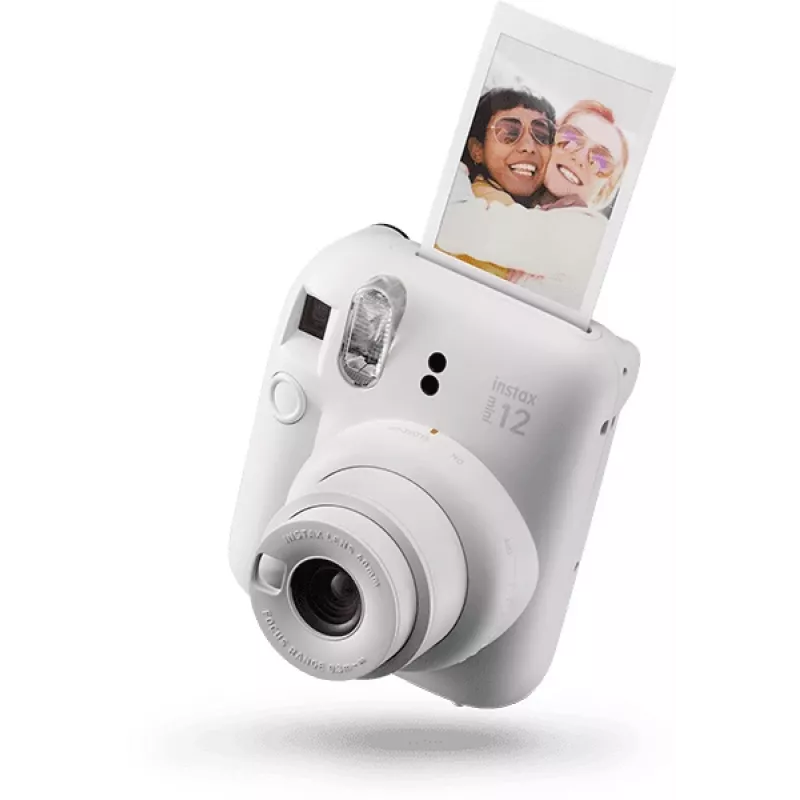 Máquina fotográfica instantânea Fujifilm Instax Mini 12 – filme instantâneo, ISO 800
