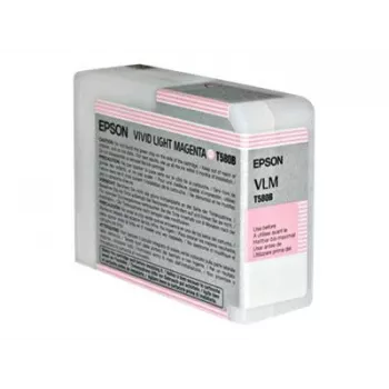Epson Singlepack Vivid Light Magenta T580B00, Vivid light Magenta, tinta pigmentada, 80 ml, 1 unid.