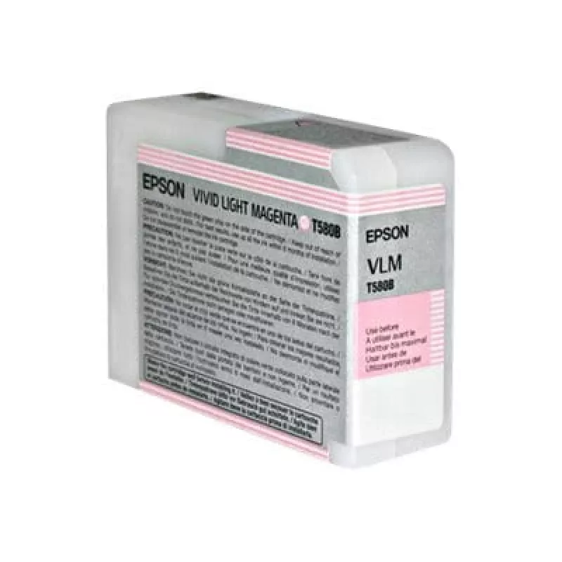 Epson Singlepack Vivid Light Magenta T580B00, Vivid light Magenta, tinta pigmentada, 80 ml, 1 unid.