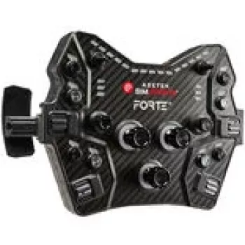 Button Box para jogos Asetek Forte GT V2 preto laranja com ligação USB