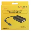 Cabo DeLOCK 0,16 m DisplayPort HDMI DVI Mini DisplayPort