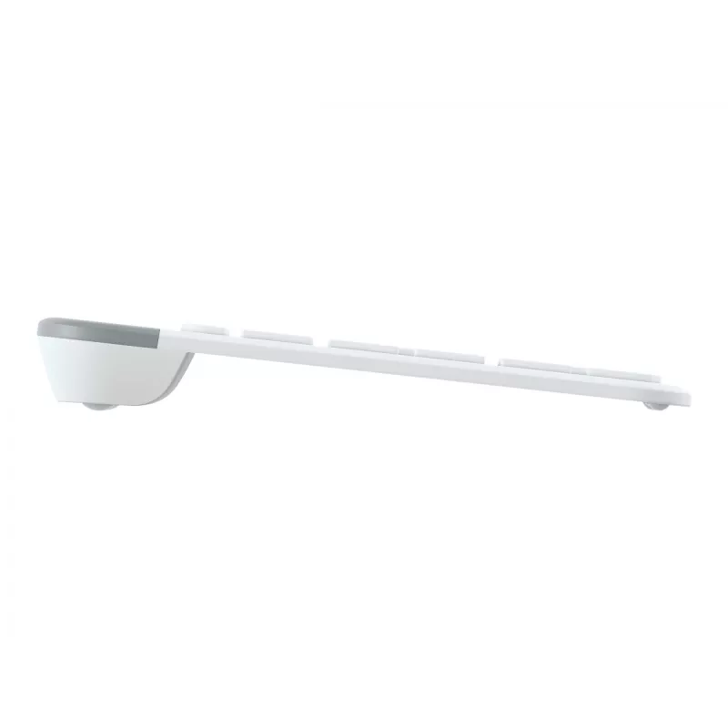Logitech Slim Wireless Combo MK470 - conjunto teclado e rato - sem fios - 2,4 GHz - espanhol - branco sujo (920-009199)
