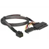 Cabo Delock SFF-8643 macho > U.2 SFF-8639 fêmea + conector de alimentação SATA 50 cm (84819)