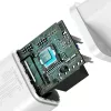 Baseus CCSUP-J02 carregador de dispositivo móvel universal branco AC carregamento rápido