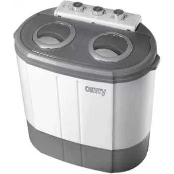 Máquina de lavar Camry Premium CR 8052 de carga superior 3 kg cinzento, branco