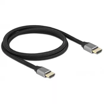 Cabo HDMI DeLOCK Ultra High Speed 48 Gbps 8K 60 Hz cinzento 1 m