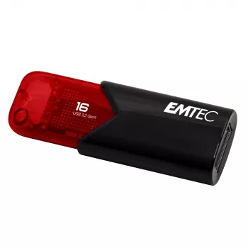 Pen USB Emtec 16 GB USB Type-A 3.2 Gen 2 preto vermelho