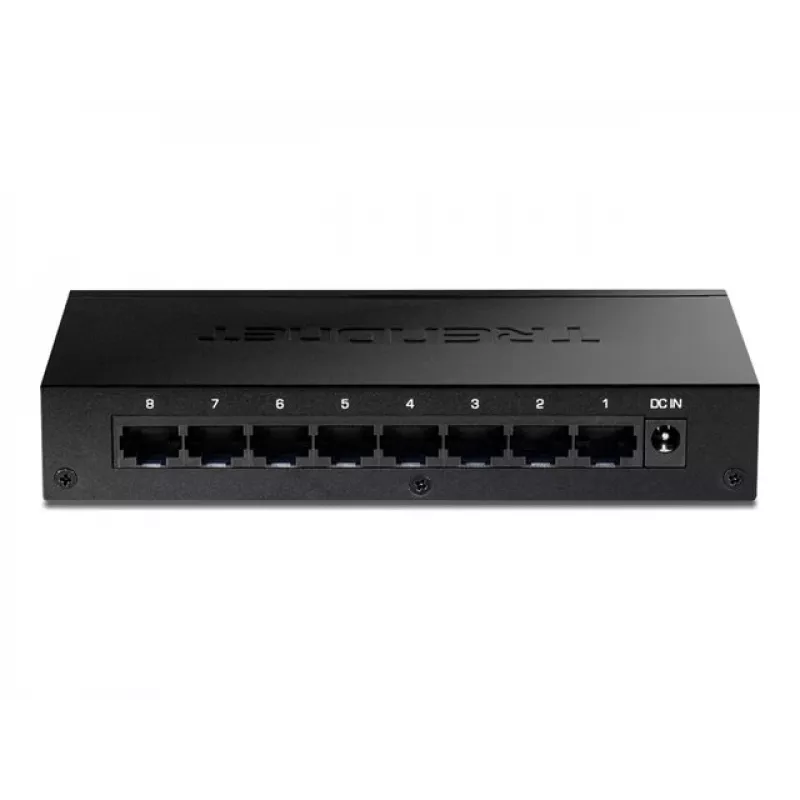 Switch TRENDNET 8 portas Gigabit com caixa de metal