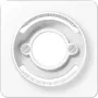 JUNG CD 537 WW - branco - JUNG - duroplasto - 67 mm - 67 mm (CD537WW)