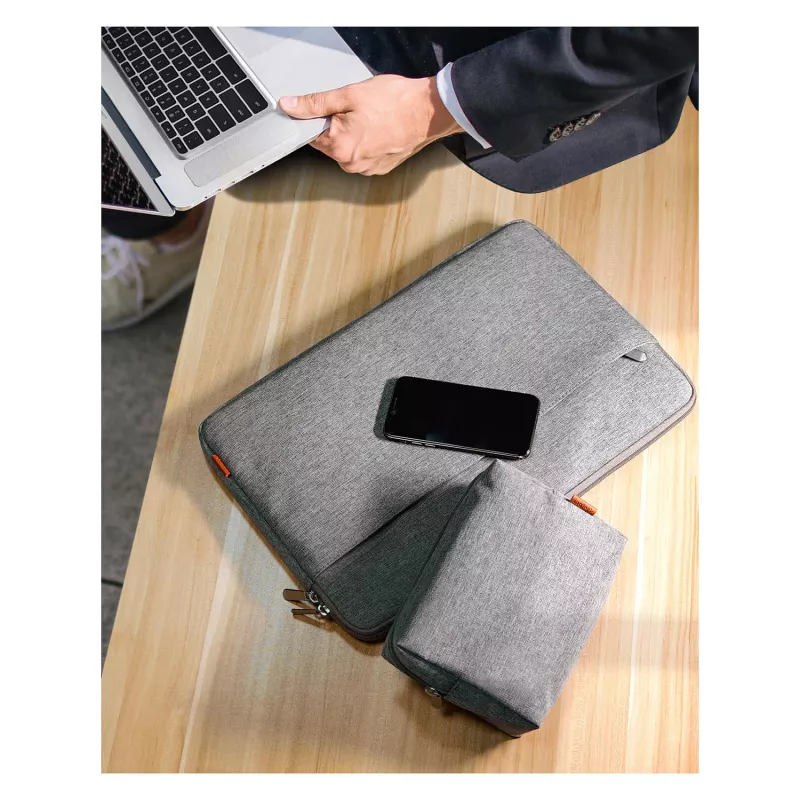 Bolsa sleeve Inateck LB01005 para dispositivos até 33,8 cm (13,3 polegadas), cinzenta