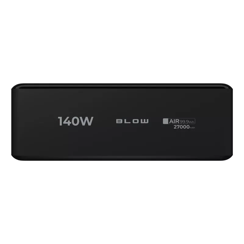 Powerbank BLOW AIR99.9 27000mAh PD 140W LCD — 2× USB-C, 1× USB-A, 27000 mAh, 140 W total