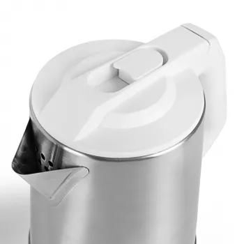 Chaleira elétrica JATA 2 L 1500 W aço inoxidável branca