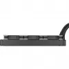 Radiador SILVERSTONE SST-XE360PDD refrigeração líquida 360mm, preto/prateado