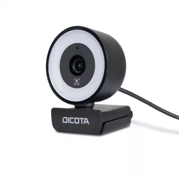 Webcam DICOTA D32066 5 MP 2592 x 1944 píxeis USB 2.0 preta