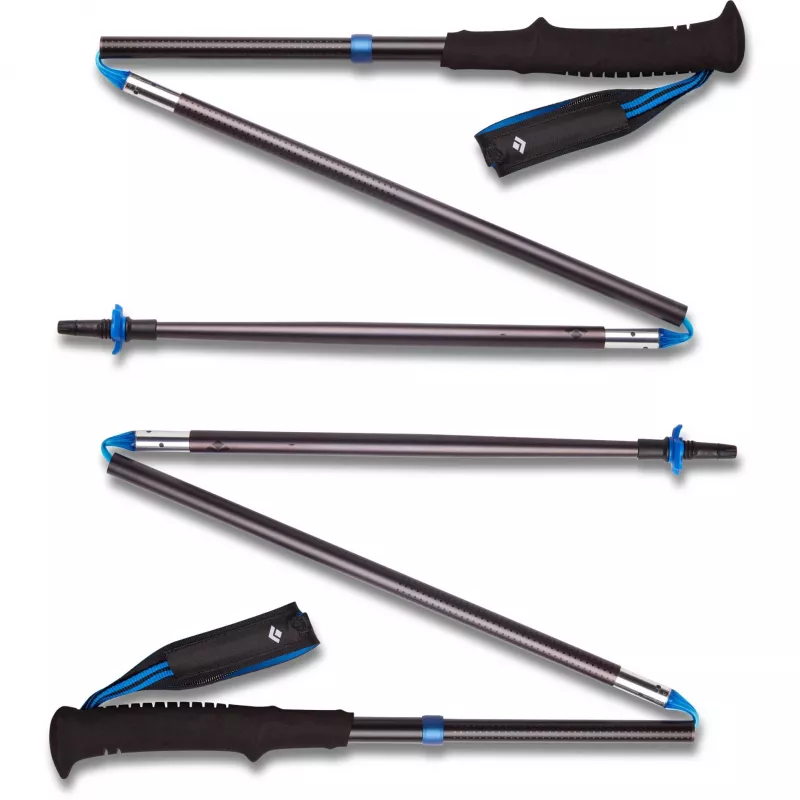 Bastões de caminhada Distance Z, equipamento de fitness cinzento, 1 par, 100 cm