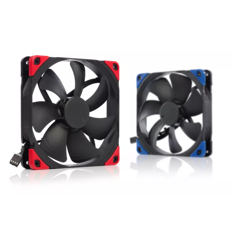 Ventoinha de caixa Noctua NF-A14 PWM chromax.Preto.swap 140 mm, 12V, 300–1500 RPM, PWM, 140,2 m³/h, 24,6 dB