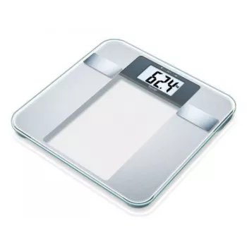 Balança de pessoas eletrónica Beurer BG 13 Square cinzento, transparente