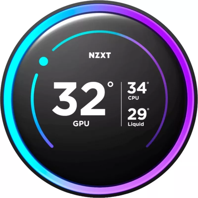 NZXT KRAKEN Elite V2 240 Refrigeração Líquida Ecrã Preto RL-KN24E-B2 (RL-KN24E-B2)