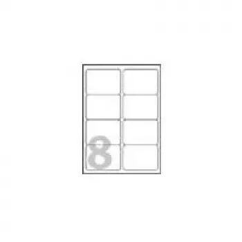 Avery - brilhante - brilhante - 67,7 x 99,1 mm 40 unid. (5 folhas x 8) etiquetas fotográficas