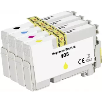 Renkforce embalagem combinada de tinta substitui Epson 405 compatível preto, ciano, magenta, amarelo RF-5705462 (RF-5705462)