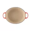Le Creuset Signature assadeira oval vermelho cereja 40cm