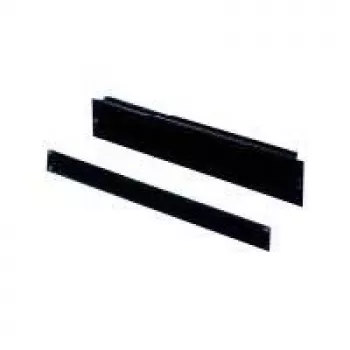 Rittal DK 7151.005 painel cego, 1U, RAL 9005, preto