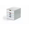 Durable VARICOLOR MIX 4 unidade de gavetas em plástico cinzento 4 gavetas