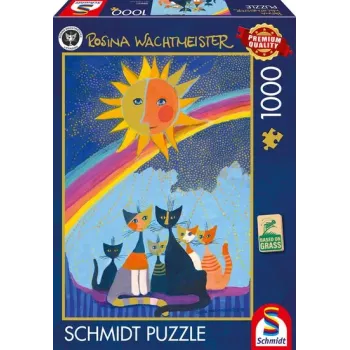 Rosina Wachtmeister: Chuva de ouro, Puzzle 1000 peças