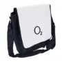 Mala para portátil o2 Modelo 15.4 — adequada para portáteis de 15,4 polegadas, azul/branco