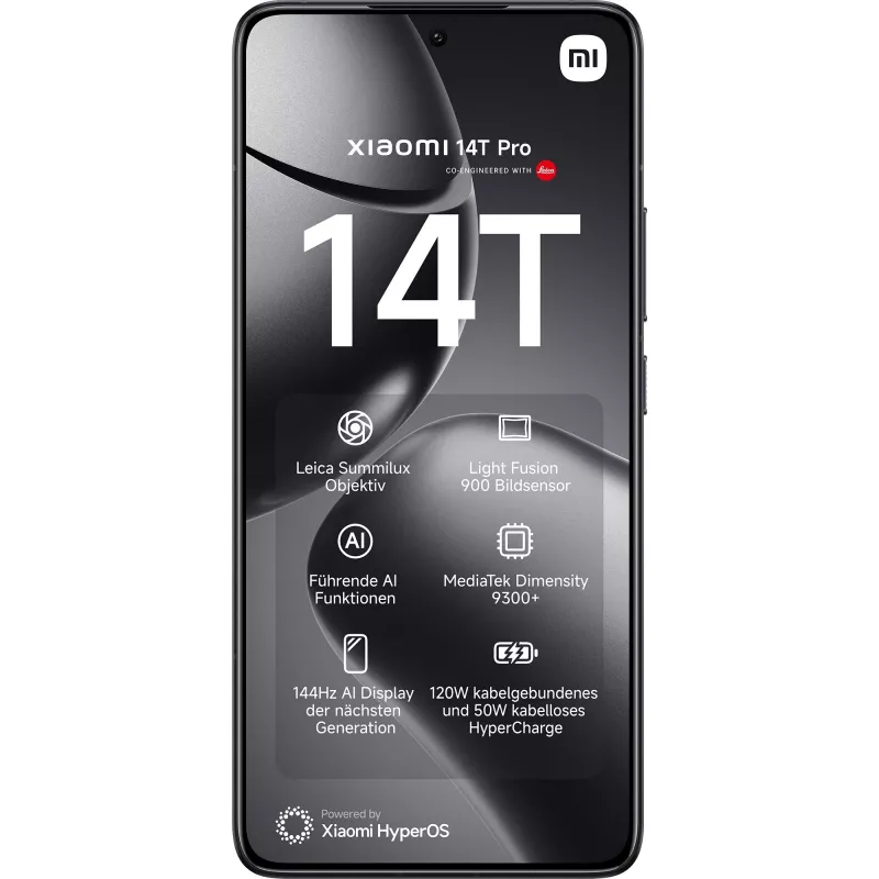 Xiaomi 14T Pro 16,9 cm (6,67) Dual SIM 5G 12 GB 512 GB 5000 mAh preto