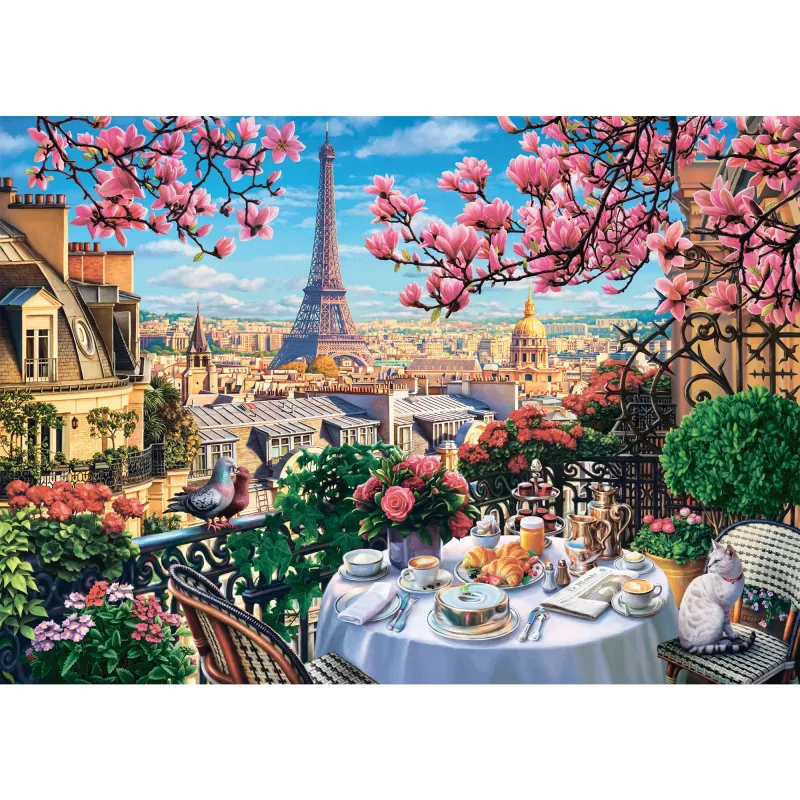 Puzzle Schmidt Spiele Frühstück in Paris – 1000 peças, modelo 58876