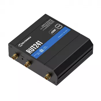 Router LTE WiFi 4 Teltonika RUT241 versão eSIM Europa com fonte de alimentação UE (RUT241210000)