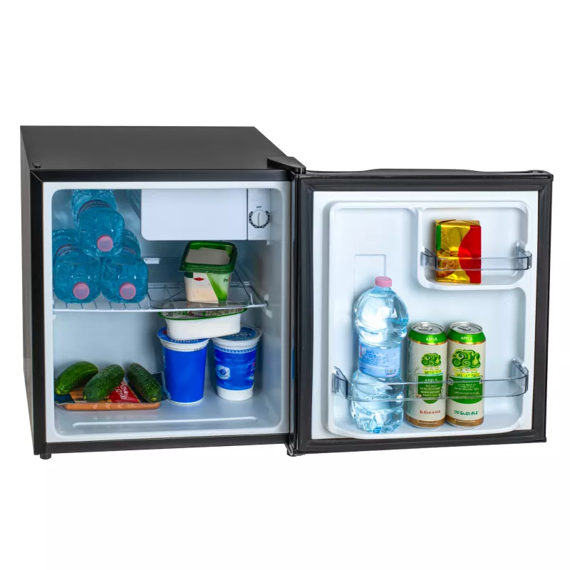Adler frigorífico | AD 8096 | Classe de eficiência energética E | Independente | Despensa | Altura 49,5 cm | Capacidade líquida do frigorífico 45 L | 39 dB | Preto