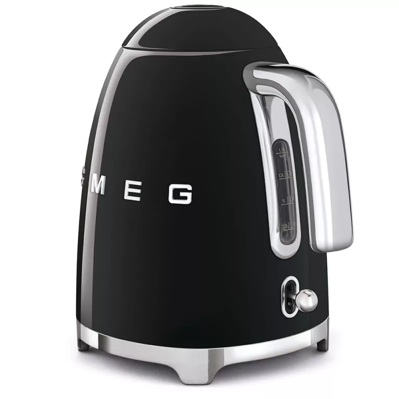 Chaleira elétrica Smeg KLF03BLEU Aço inoxidável Plástico 2400 W Preto 1,7 L