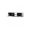 Móvel de TV cama meble SOHO 140x43x37 cm — tampo caxemira, estrutura preta
