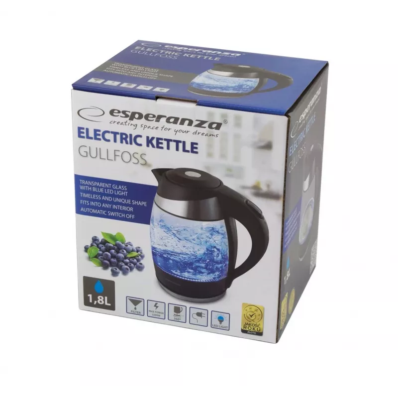 Chaleira Esperanza EKK009 1,8 L preta, multicolor 2200 W