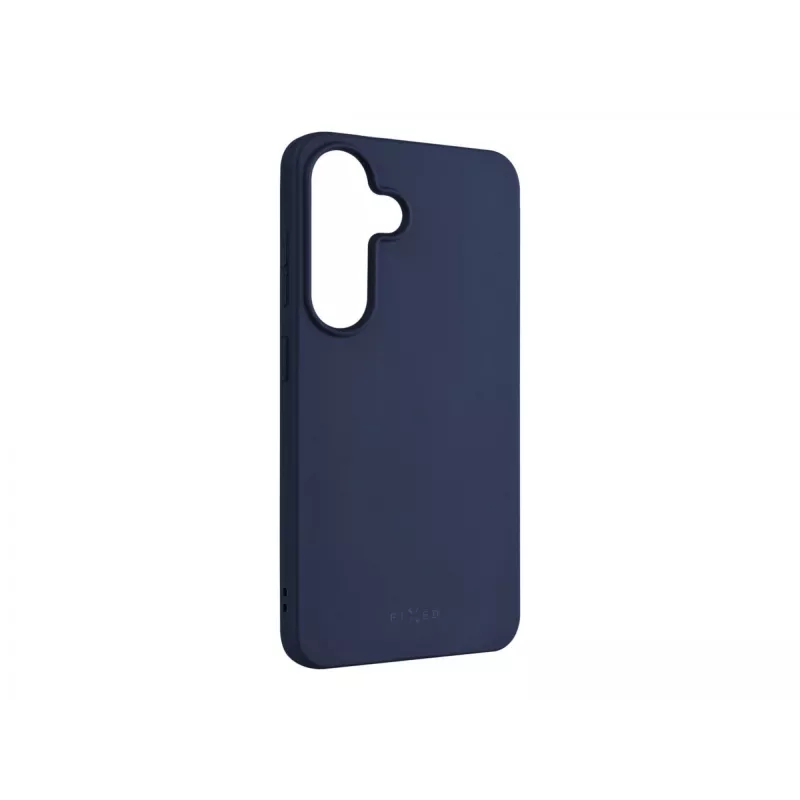Tampa traseira para telemóvel FIXED para Samsung Galaxy S25 – Borracha, azul