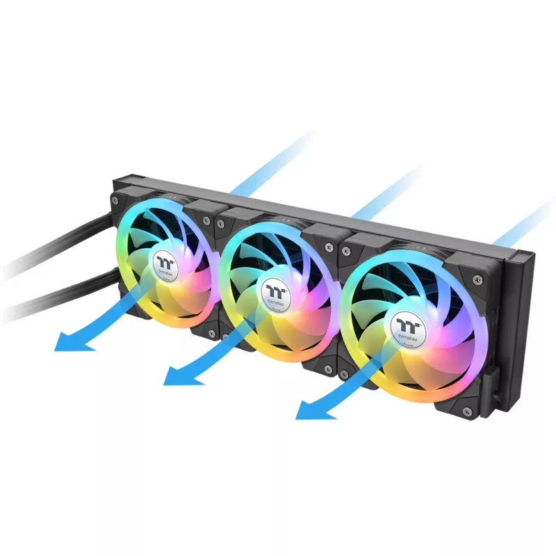 Arrefecedor líquido para CPU THERMALTAKE MAGFloe 420 preto radiador 420mm