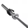 GO320 + ZG1000 Barra Olímpica Preta 14,8 kg 1830 mm HMS com Fechos Pretos