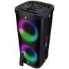 Altifalante portátil SVEN PS-950, preto, potência de saída 2x80W (RMS), TWS, Bluetooth, IPx4, FM, USB, microSD, ecrã LED, bateria de lítio