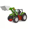 Trator BRUDER com carregador frontal modelo BR-03451 – trator de brincar robusto com carregador móvel