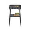 Grelhador elétrico de mesa SEVERIN PG 8596, 2000 W, grelha retangular, preto, botão rotativo